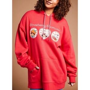 Strawberry Shortcake Hoodie Character Portrait By Box Lunch Color Red Size M